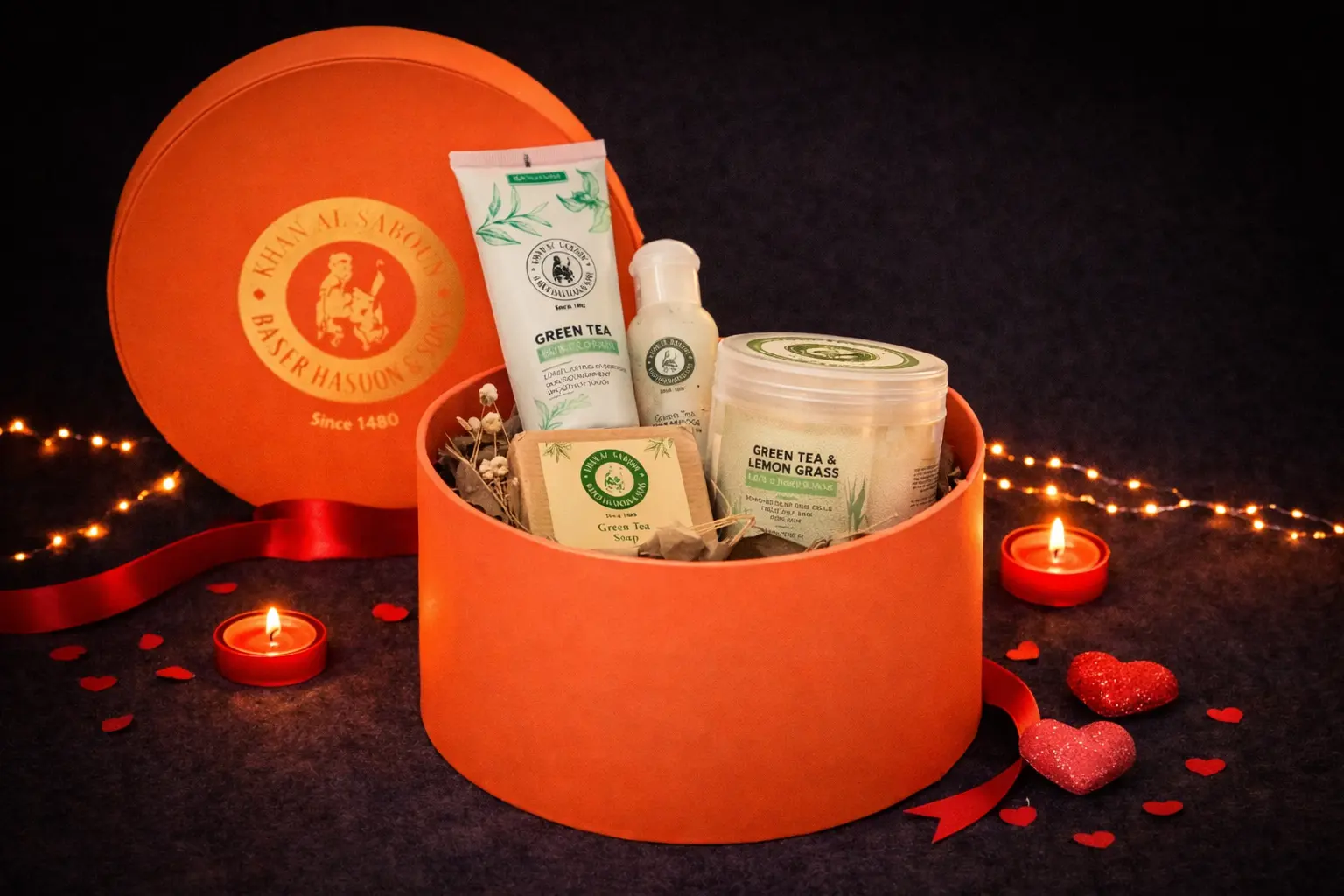 Small Round Box – Orange