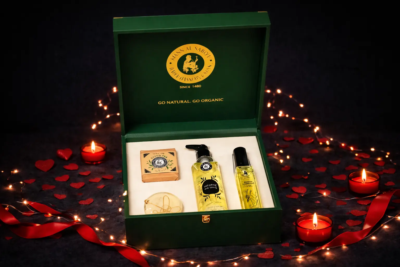 Magnetic Wood Box – Green