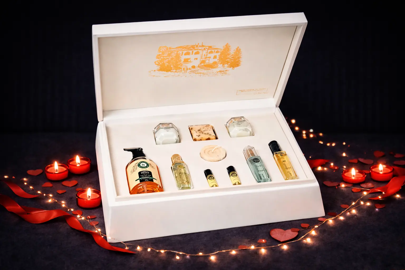 Majestic Luxe Horizontal Box – White